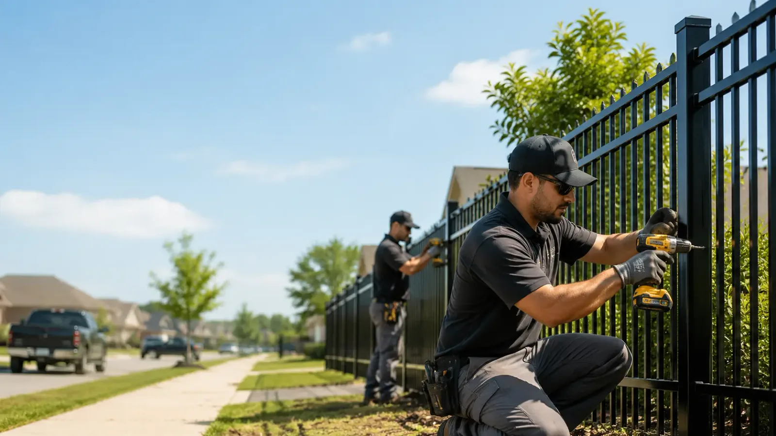 Metal Fence Installation in Nome, TX